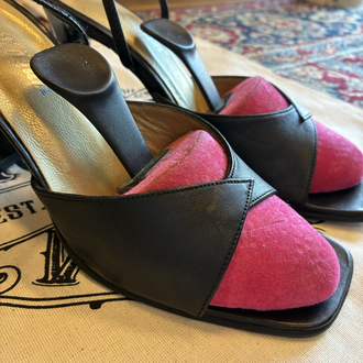 80's Black Mules