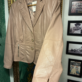 Gerry Weber Dream Pink Leather Jacket