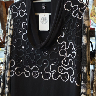 Y2K Black D2 Blouse