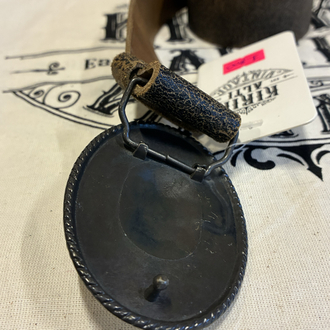 90's Blue Baby Leather Belt