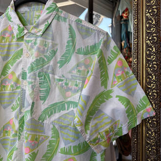 80’s Tropical Wave Aloha Shirt