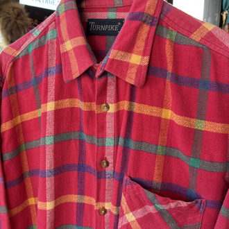 90's Turnpike Plaid Shirt