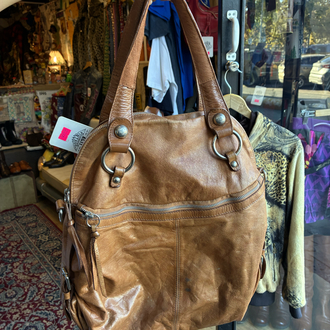 90's Brown Leather Bag