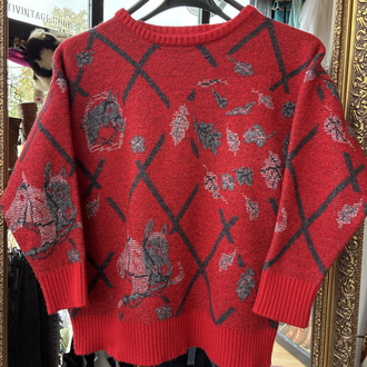 70's Horse And Luck Knit