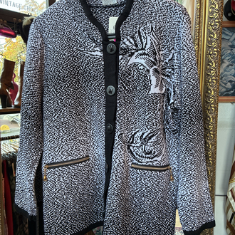 80’s Iceberg UK Graphic Knit Cardigan