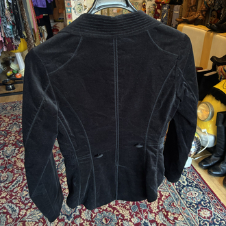 80's NOIR Black Velvet Jacket