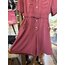 Dusty Rose Short Overalls
