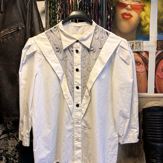 White 80's Shirt