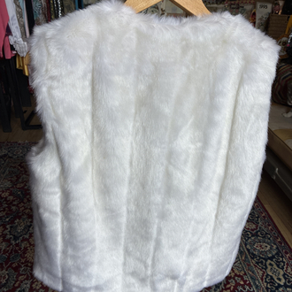 80's Faux Fur Vest