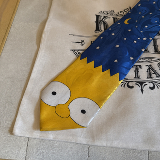 90's The Simpsons Bart Simpson Graphic Tie