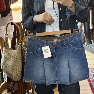 Vena Mini Denim Skirt