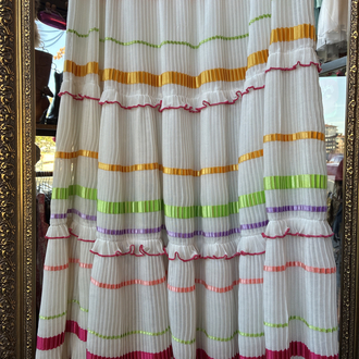 90's Color&Fun Maxi Skirt