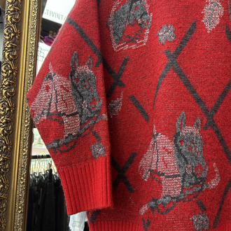 70's Horse And Luck Knit