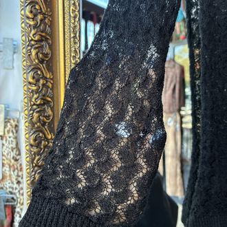 Black Lace Cardigan