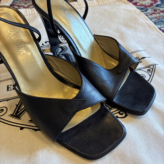 80's Black Mules