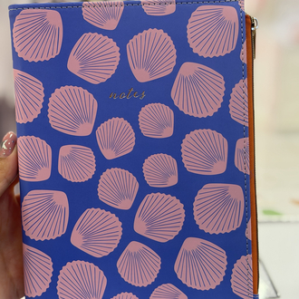 Fermuarlı Çizgili Defter