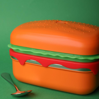 Hamburger Çelik Saklama Kabı 
