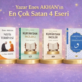YAZAR ENES AKHAN'IN EN ÇOK SATAN 4 KİTABİ BİR ARADA