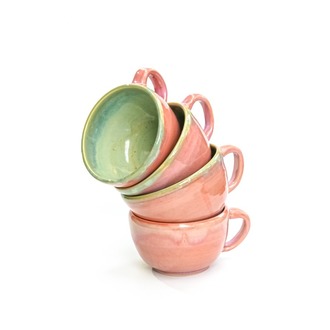 Latte Fincan Seti - Blush & Mist