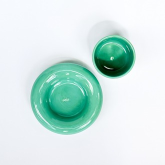 Bonbon Tabaklı Fincan - Mint