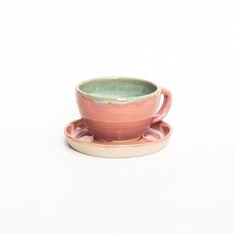 Latte Fincan Seti - Blush & Mist