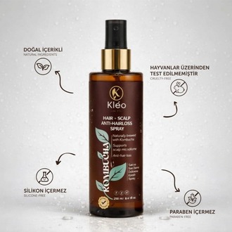 Kléo By MK Kombucha Özlü Saç Spreyi – Dökülme Karşıtı, Gürleştirici ve Besleyici Bakım