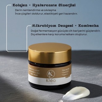 Kléo By MK Kombucha Moisturizing Cream -Yoğun Nemlendirici, Bariyer Onarıcı ve Canlandırıcı