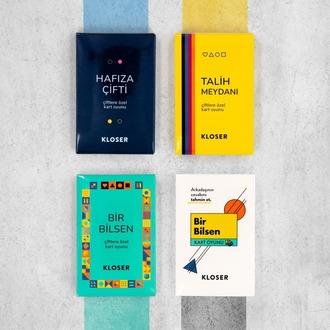 4'lü Paket: Hafıza Çifti + Talih Meydanı + Bir Bilsen (çift) + Bir Bilsen (arkadaş)