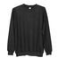 Siyah kapüşonsuz sweatshirt