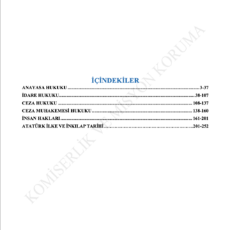 2026 Hukuk Ders Notları (6 Dersin Notu) 