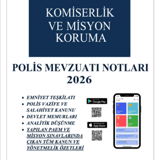 2026 PAEM Tüm Ders Notları 2’li Set (Hukuk Ders Notları - Polis Mevzuatı Notları)