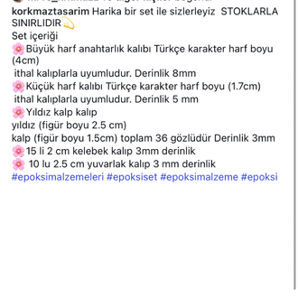 Epoksi harf anahtarlık başlangıç seti