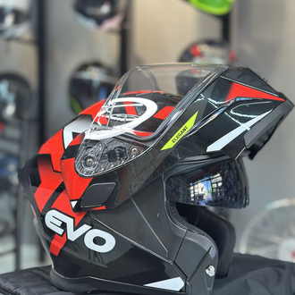 EVO ELEGANT PARLAK KIRMIZI KASK