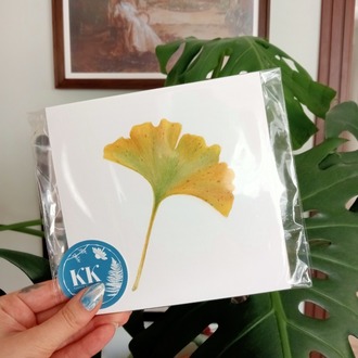 Ginkgo biloba - Mini Sanat Serisi (15x15)