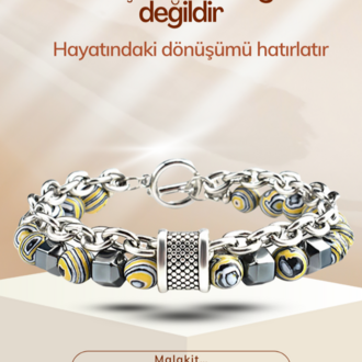 Malakit Taşlı Bileklik