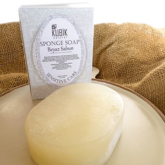 Beyaz Sabun Kokulu Sünger Sabun160 gr