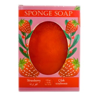 Çilek Kokulu Sünger Sabun160 gr
