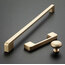 Arel Kulp Serisi Mat Gold 22.4 cm/224 mm