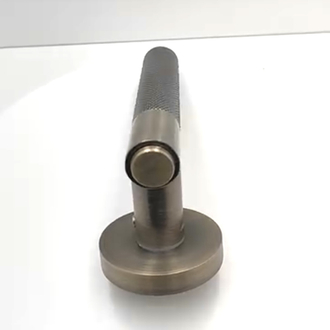 Lüks Meta Antik Sarı Rozetli Kapı Kolu