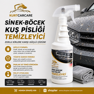 KurtCarCare Sinek Böcek Temizleyici