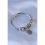GRİ YONCA DETAYLI CHARM KADIN BİLEKLİK