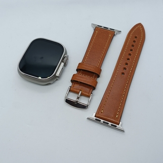 Applewatch Burtelo Deri Saat Kordonu Camel