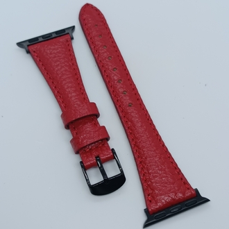 Applewatch Elegance Deri Saat Kordonu Kırmızı