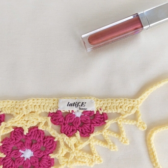Pembe/Sarı  Bandana