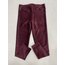 BORDO KADİFE TAYT 10 YAŞ