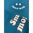 SMİLE BASKI KAPŞONLU SWEAT