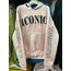 ICONIC BASKI KAPŞONLU SWEAT