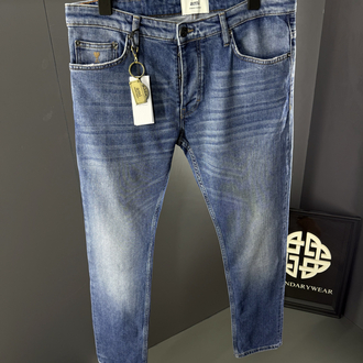 Ami Elite Double Dyed Denim Jean | İthal Kumaş, Metal Logo & Kalp İşleme