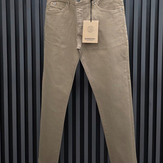 BURBERRY Garment Dyed Premium Denim | Likralı Esnek Kumaş & Signature Cep Şerit Detay.