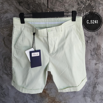 PRADA Premium Cotton Gabardine Şort | Arka Kapaklı Cep & Triangle Logo Detay.